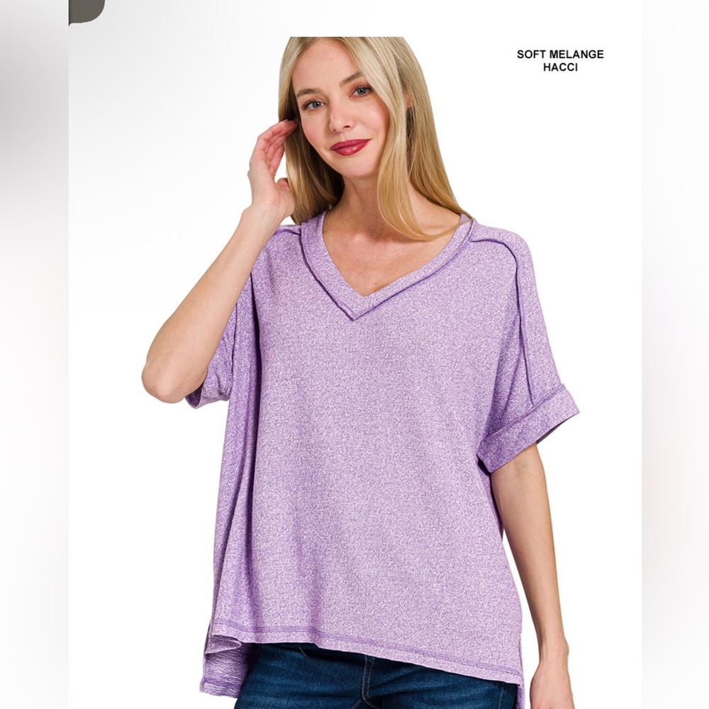 Hacci lavender tshirt